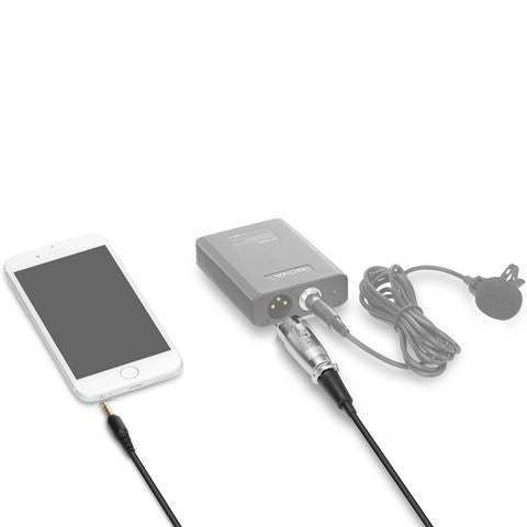 Boya XLR naar 3,5 mm TRRS Microfoon Adapter BY-BCA6