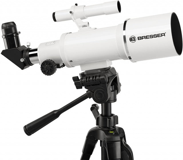 bresser lenstelescoop 70 350 wit zwart