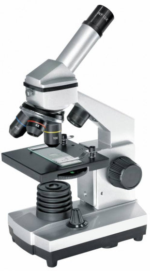 microscoop junior 29 cm staal zilver