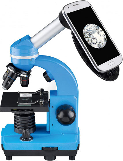 Bresser junior biolux sel studenten microscoop - blauw