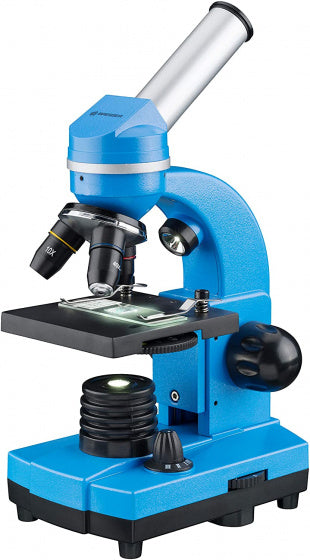 Bresser junior biolux sel studenten microscoop - blauw