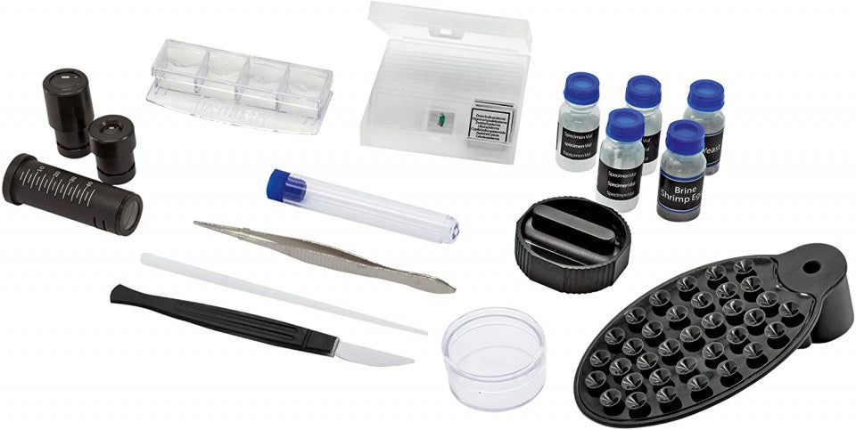 Bresser junior biolux sel studenten microscoop - blauw