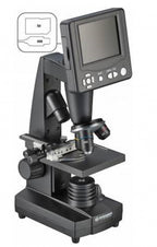 Bresser lcd microscoop - 3.5 inch - 50x 500x vergroting - 2000x digitale vergroting - 5mp