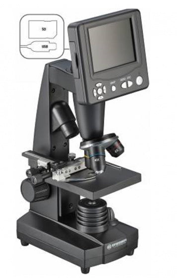 Bresser lcd microscoop - 3.5 inch - 50x 500x vergroting - 2000x digitale vergroting - 5mp