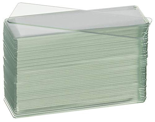 object- en dekglaasjes transparant glas 150-delig