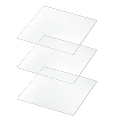 object- en dekglaasjes transparant glas 150-delig