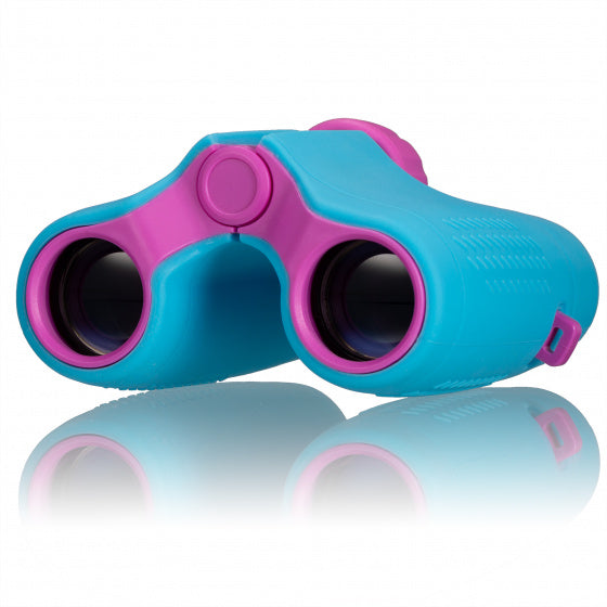 Bresser junior verrekijker - 6x21 - blauw paars - robuust - verrekijker voor