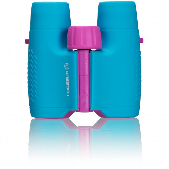 Bresser junior verrekijker - 6x21 - blauw paars - robuust - verrekijker voor