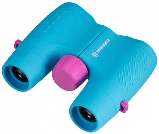 Bresser junior verrekijker - 6x21 - blauw paars - robuust - verrekijker voor