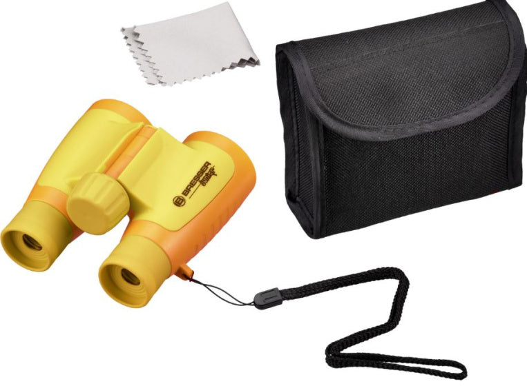 Bresser Verrekijker junior 10,5 cm rubber oranje