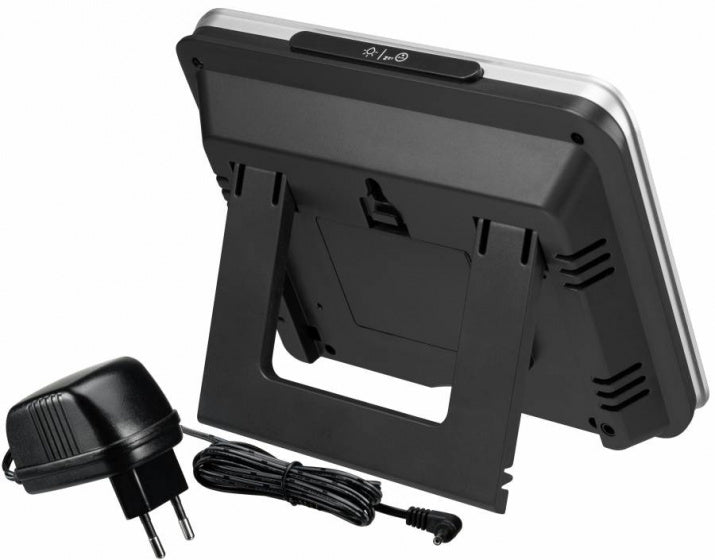 weerstation MeteoTemp WTM 16,5 x 13 cm wit 4-delig