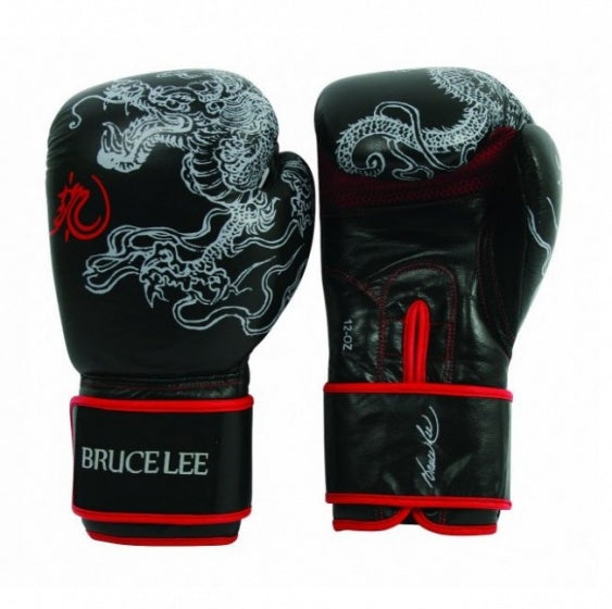bokshandschoenen Dragon zwart/rood maat 10oz