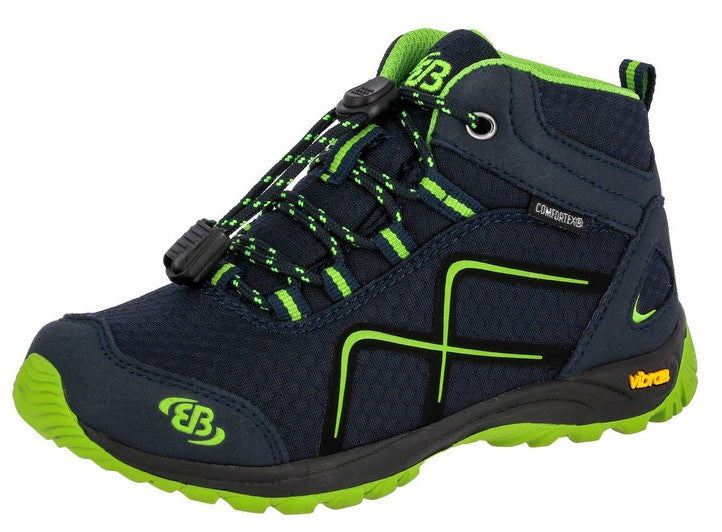 wandelschoenen Guide synthetisch donkerblauw/groen mt 40