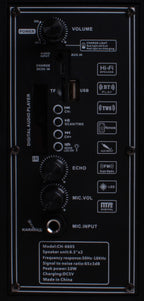 Bt Speaker met microfoon zwart 5-delig