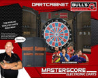 Master Score Elektronisch dartbord 45,7 cm rood/blauw