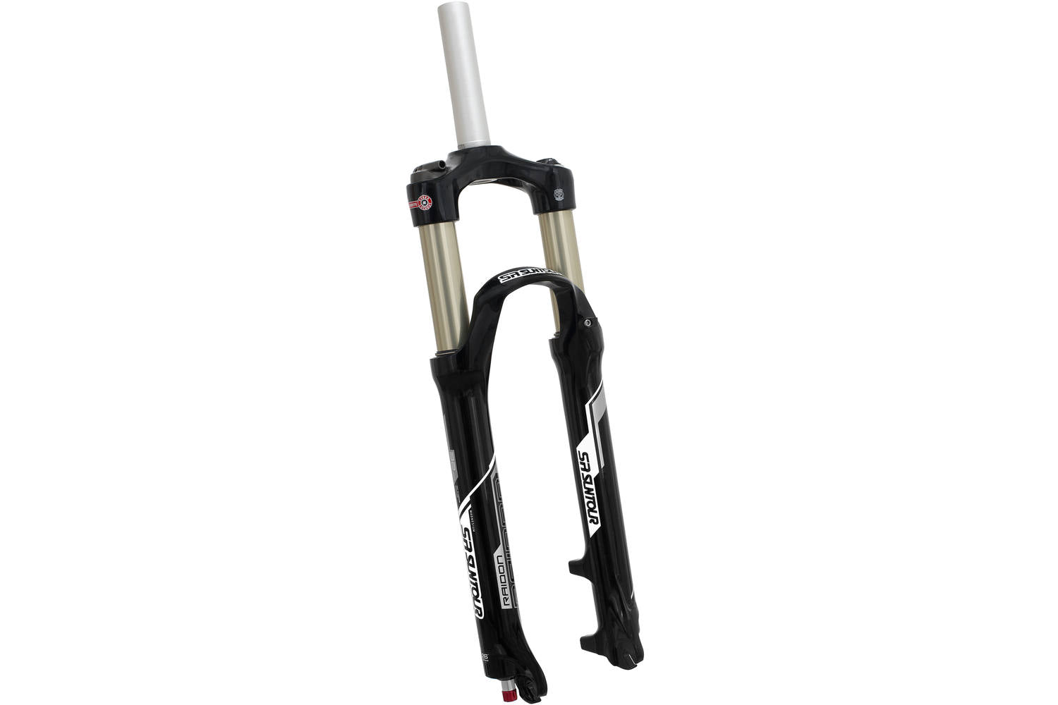 SrSuntour Suntour raidon voorvork xc 26 1 1 8 rlr qr 100mm zwart