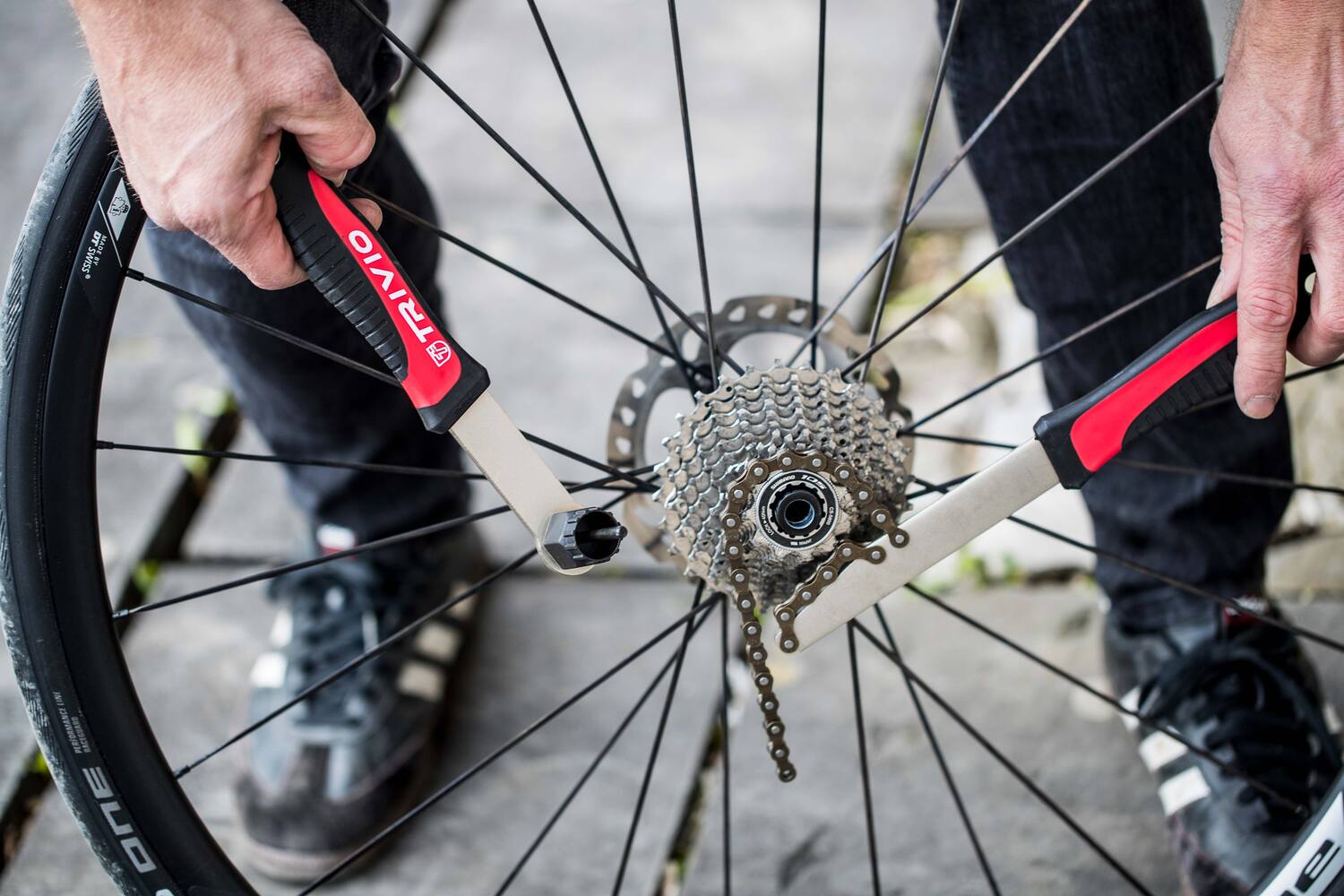 Trivio - fietsgereedschap cassette freewheel afnemer shimano