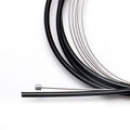 Dtc versnellingskabel zwart 4 mm uni 2 nippels zink shimano sa