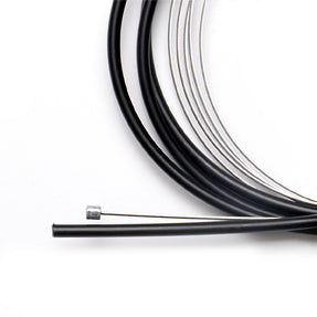 Dtc versnellingskabel zwart 4 mm uni 2 nippels zink shimano sa