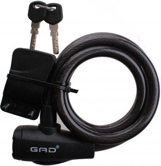 Gad gd84002 cypro cl kabelslot 12x1200mm met houder zwart op kaart