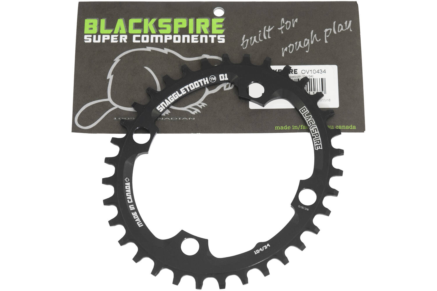Blackspire Kettingblad snaggletooth oval 104 34