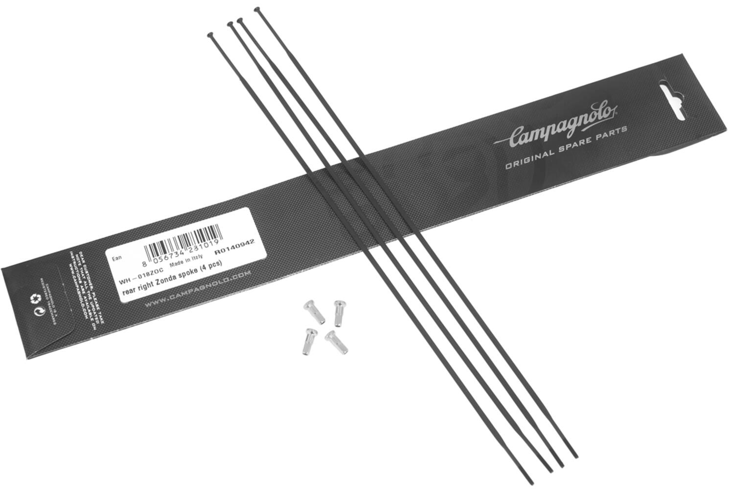 Campagnolo - spaak zonda rechts achter zwart > my2013 - 4st.