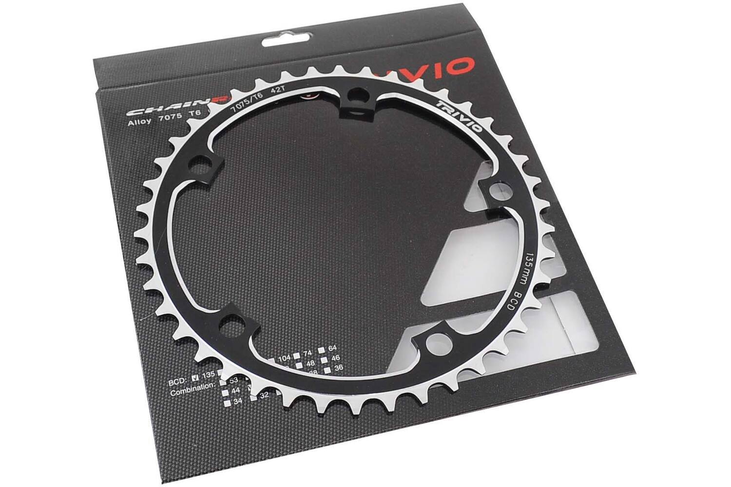 Trivio - race kettingblad 39t. 9 10 speed 110 bcd 5-arm