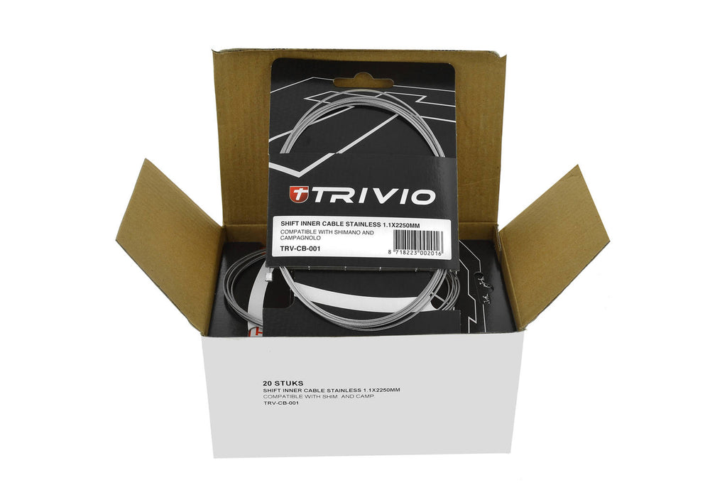 Trivio - derailleur binnenkabel rvs 1.1x2250mm - 20 st.