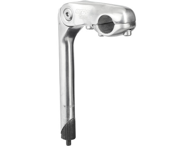 Ergotec stuurpen 25.4 verstelbaar zilver 25.4/180/ 25.4 mm