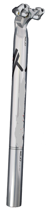 Xlc pro zadelpen 27.2 350 mm aluminium zilver met kop