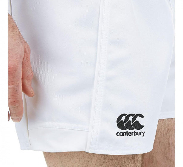 rugbyshort Advantage heren polyester wit mt L
