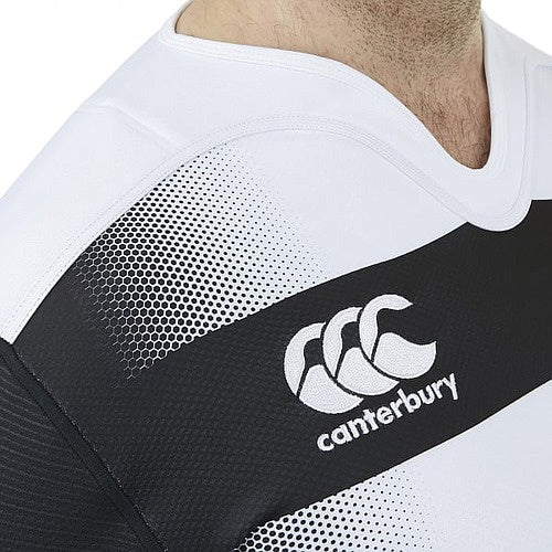 rugbyshirt VapoDri Challenge heren zwart/wit mt XS