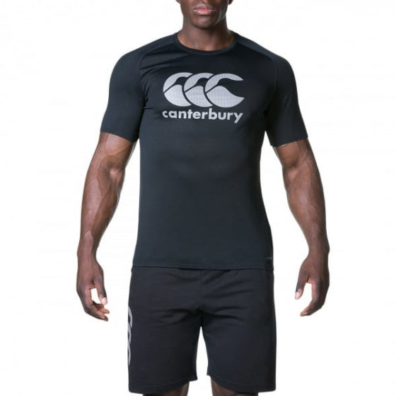 sportshirt Core VapoDri Large Logo polyester zwart mt S