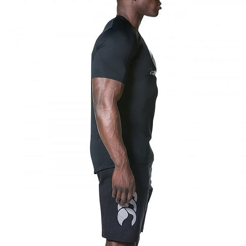 sportshirt Core VapoDri Large Logo polyester zwart mt S