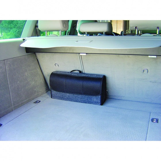 Car plus kofferbaktas 12,5 liter polyester zwart grijs
