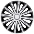 Car plus wieldoppen alaska 14 inch abs zilver zwart set van 4