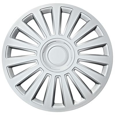 Car plus wieldoppen california 16 inch abs zilver set van 4