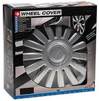 Car plus wieldoppen california 16 inch abs zilver set van 4