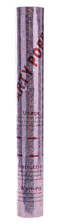 partypopper 30 cm 8 meter wit/rood