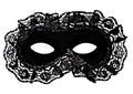 gezichtsmasker suède/textiel zwart