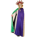 verkleedcape Venetië 140 cm satijn goud