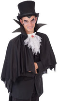 verkleedmantel Dracula polyester zwart one-size