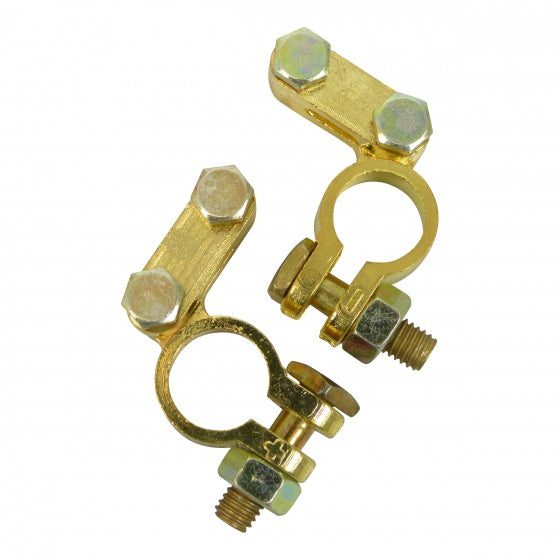 Carpoint accupool klemset - twee klemmen - din-accupolen - pluspool klem 18mm – minpool klem 16mm