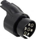 adapter 7- naar 13-polig trailerdoos zwart