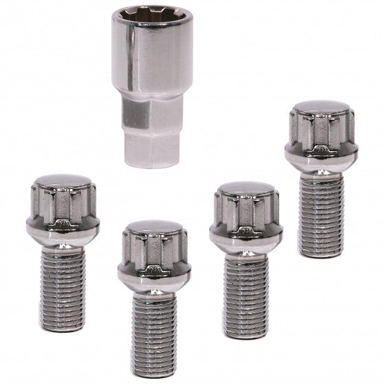 Carpoint wiel slotbouten set m14x1,5x26mm type g conisch