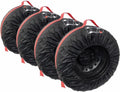 Carpoint bandenhoezen 4 stuks - voor de opslag van winterbanden en zomerbanden - bandenhoes - 13 tot 16 inch