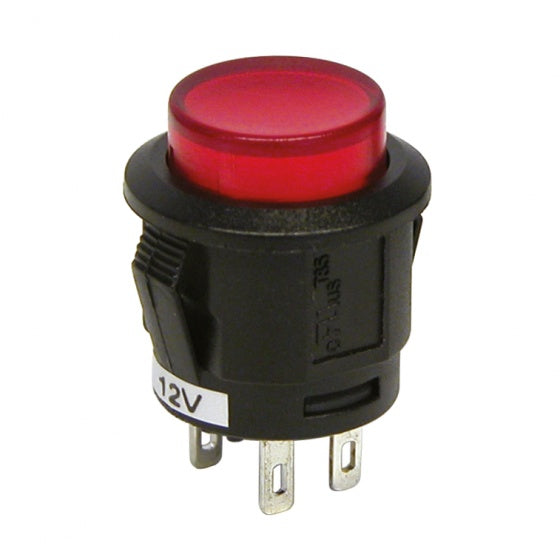 Carpoint drukschakelaar 12v rood