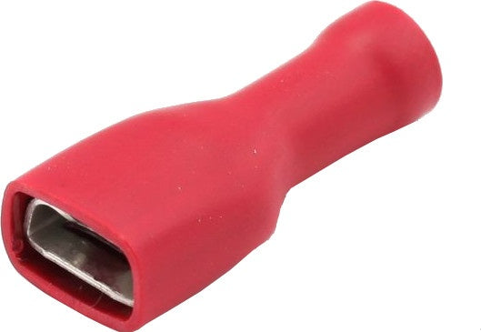 Carpoint vlakstekerhuls 1541 rood 6.3x0.8mm 10 stuks