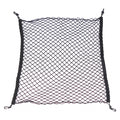 Carpoint kofferbaknet 75x85 cm – elastisch – met 4 haken – universeel – voor vastzetten bagage – polyester – auto accessoire