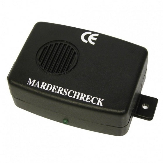 Carpoint marterverjager - voorkomt doorgebeten kabels en slangen - luide en pulserende ultrasone geluid - 12volt - stroomverbruik 60ma - frequentie 22,5khz >70db – aan te sluiten op accu van auto - niet hoorbaar voor mensen